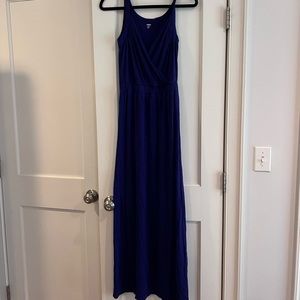 Blue Maxi Dress. Size small